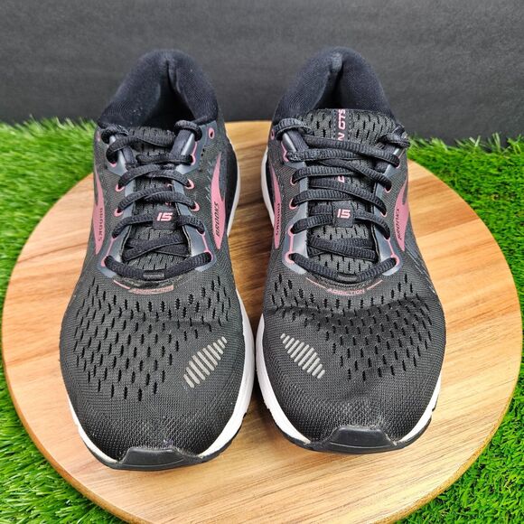 Brooks Addiction 15 Shoes Womens Size 8.5 B Black Athletic Running Sneakers - Picture 6 of 13